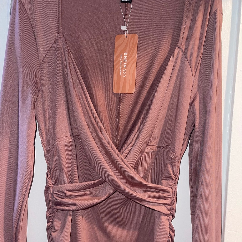 SHEIN Sky Curvy Sexy Confident Long Dress